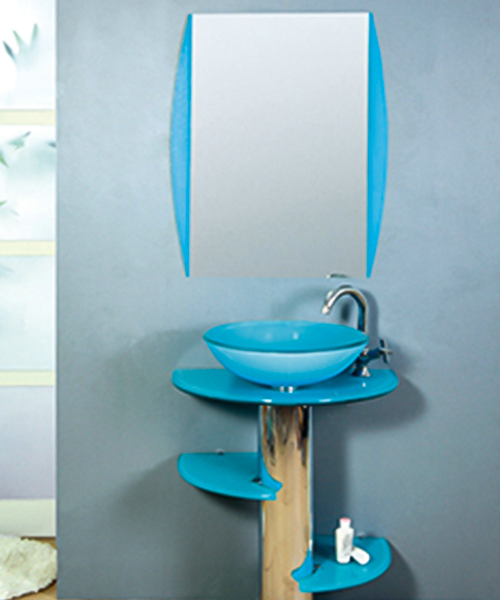  Cabinet body: stainless steel, PVC, wood, multi-layer board can be made, high temperature firing,glass vanity wash basin with stainless steel stand cabinet JH-2021