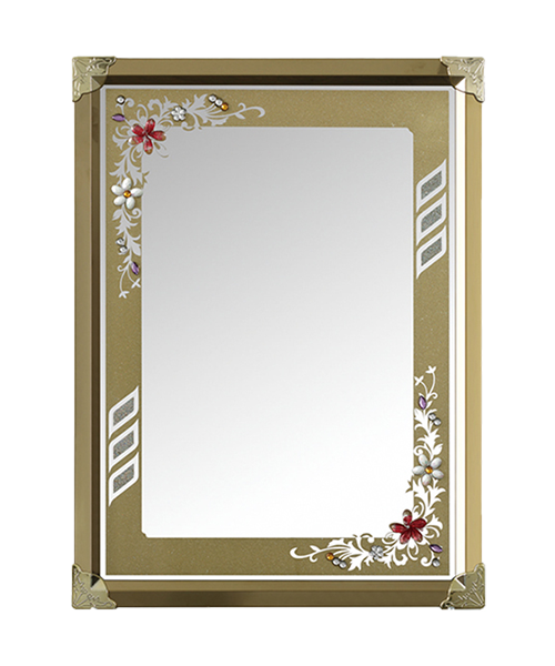 Custom Highdefinition copperfree silver mirror or aluminum mirror, embossed and decalable