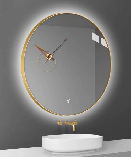 Equipped with installation manual, accessories hanging piece, screw bag, the mirror has its own intelligent driver，waterproof High-quality Intelligent Touch Sensor Color-changing LED Lights Smart Bathroom Mirror JH-D01